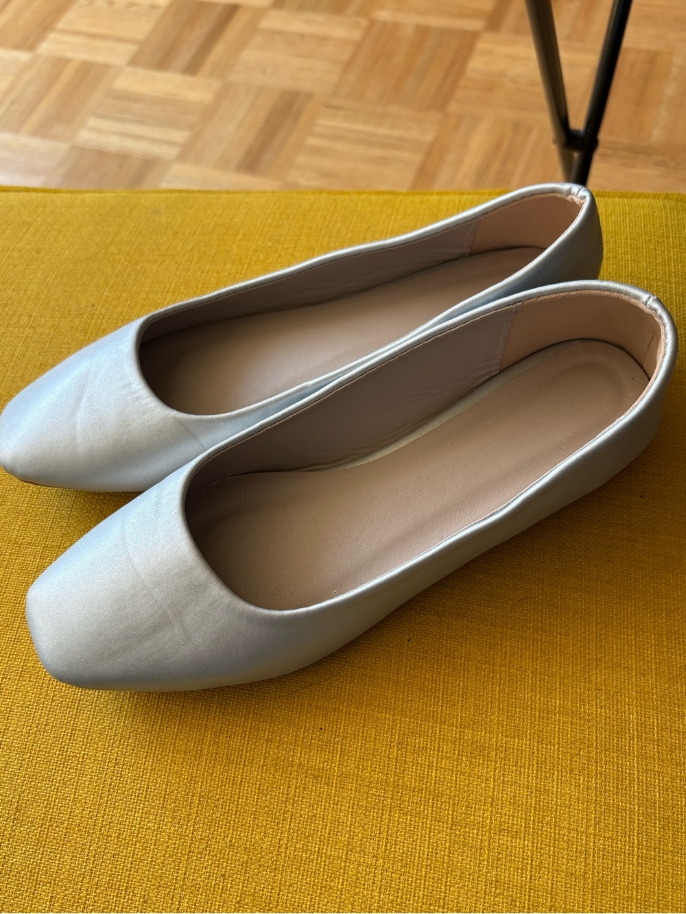 Silver Women’s Flats - Picture 3 of 10